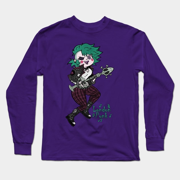 London Punk Eclipsa Long Sleeve T-Shirt by TeeJay93